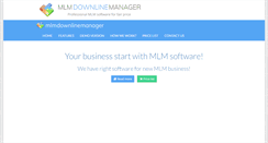 Desktop Screenshot of mlmdownlinemanager.com